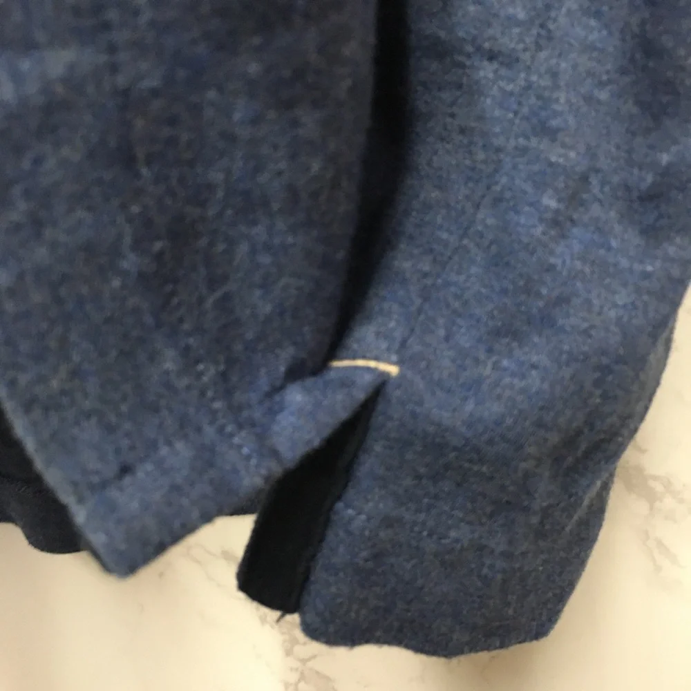 Banana Republic Luxury Touch Performance Small Blue 100% Cotton Preppy Classic